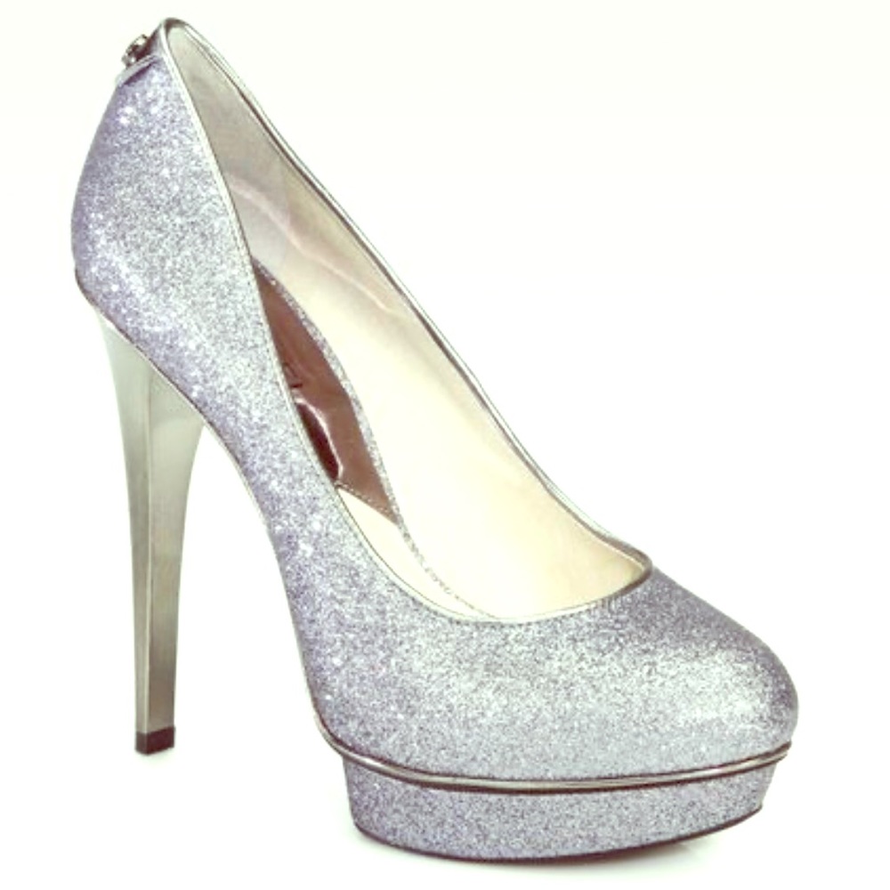 Michael Kors: Metallic Glitter Platform High Heels
